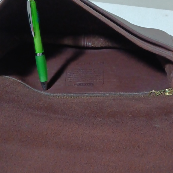 COACH Vintage RIDGFIELD *ORIGINAL* Brown Shoulder or Crossbody Bag - Picture 5 of 11